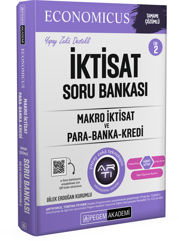 KPSS A Grubu Economicus Makro İktisat ve Para-Banka-Kredi Cilt 2 Soru Bankası