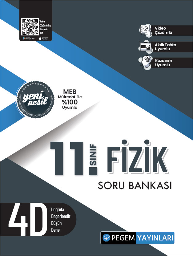 Pegem 11. Sınıf Fizik Soru Bankası